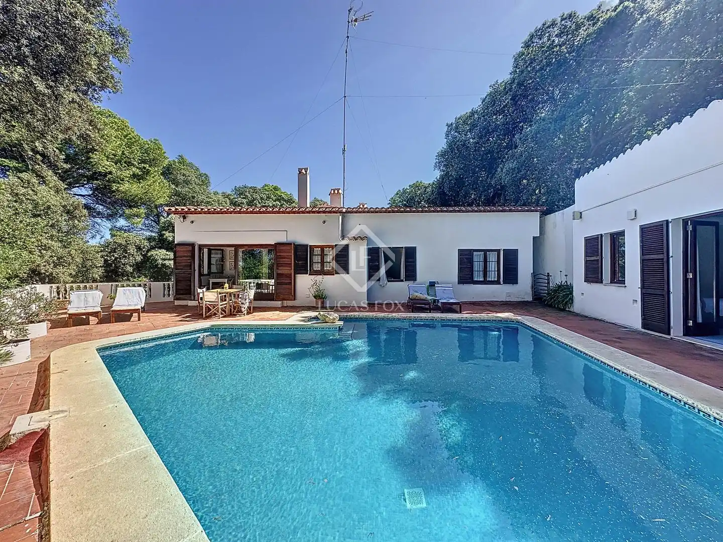 Außenansicht von Country house zum Verkauf in Es Mercadal mit Heizung, Privatgarten und Terrasse