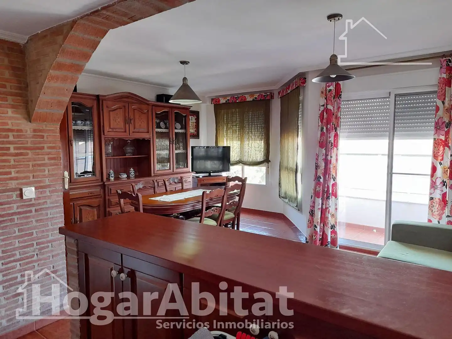 Küche von Wohnung zum Verkauf in Cullera mit Klimaanlage und Balkon