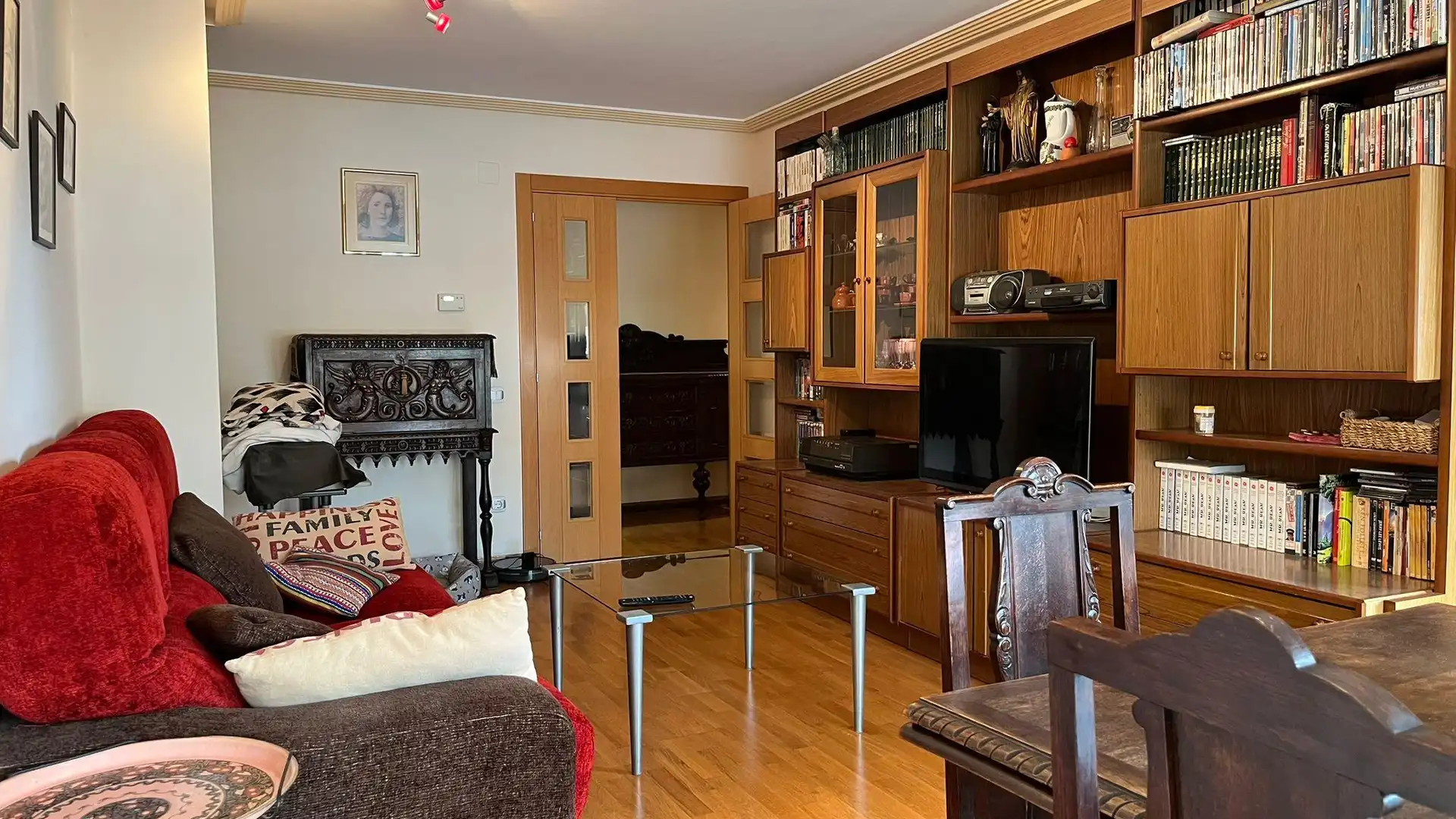 Sala de estar de Piso en venta en Barbastro con Calefacción y Terraza