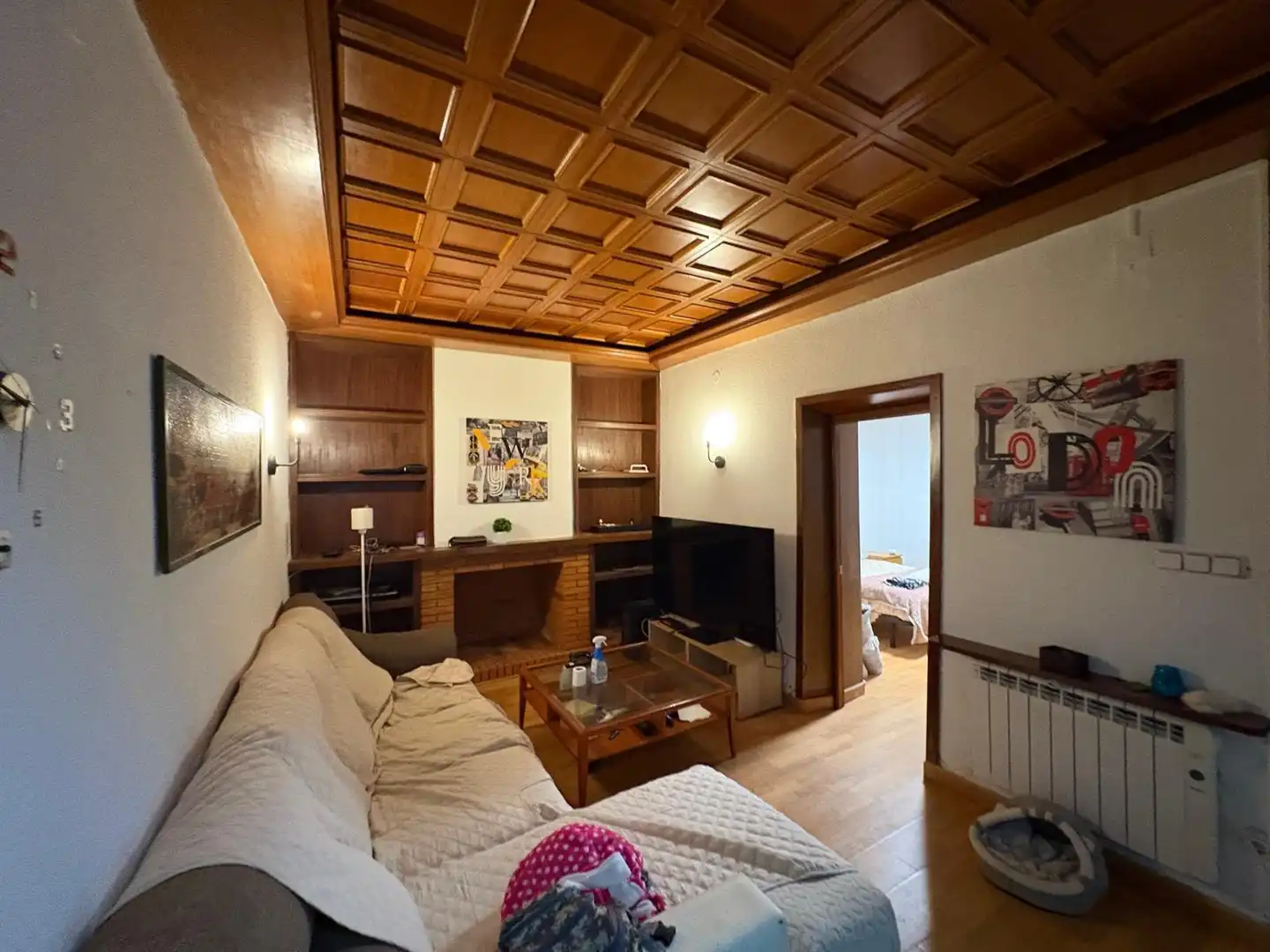 Sala de estar de Piso en venta en Almansa con Amueblado