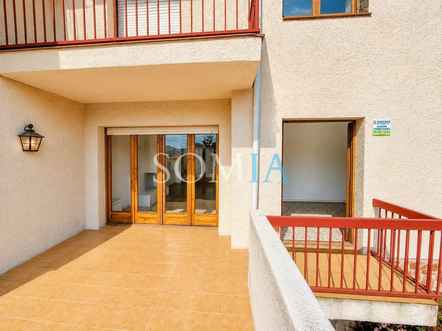 Terraza de Casa adosada en venta en Sant Celoni con Calefacción, Jardín privado y Trastero
