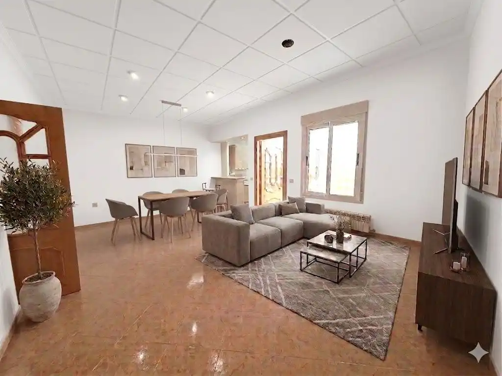 Sala de estar de Casa o chalet en venta en Algueña con Calefacción, Balcón y Jacuzzi