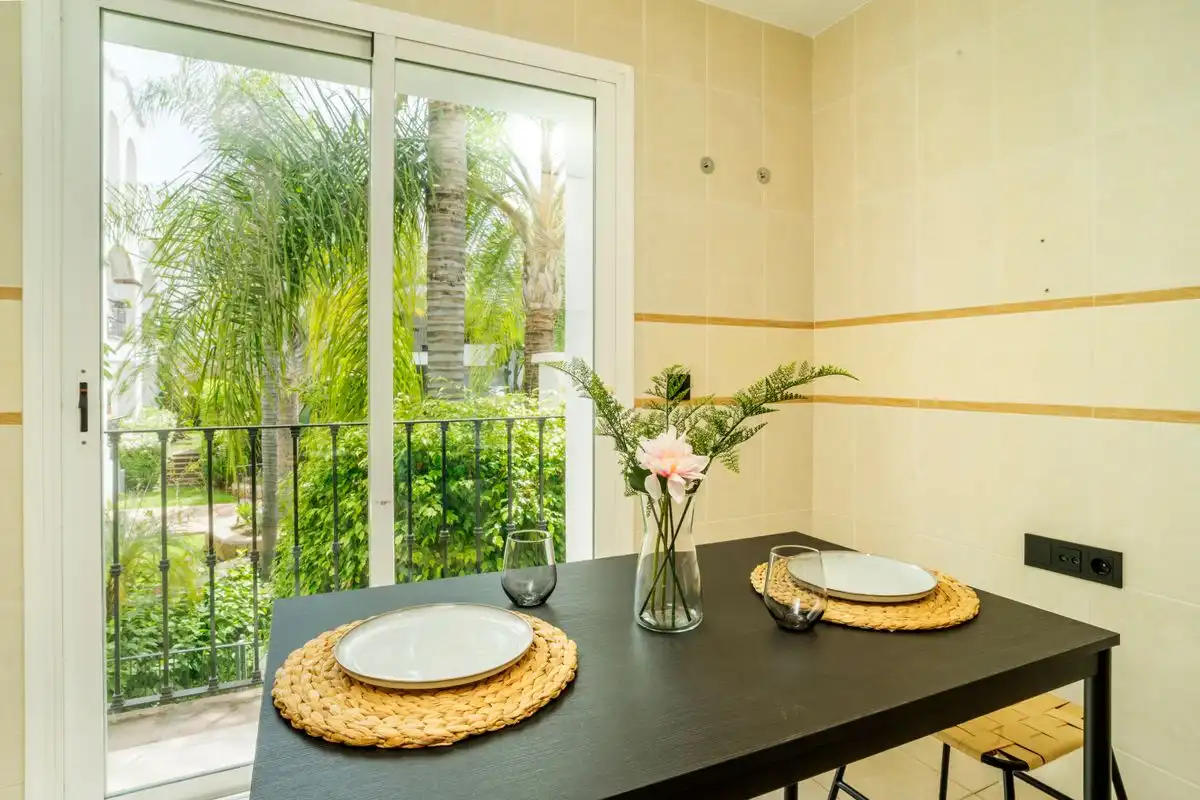 Terraza de Piso en venta en Marbella con Aire acondicionado, Calefacción y Jardín privado