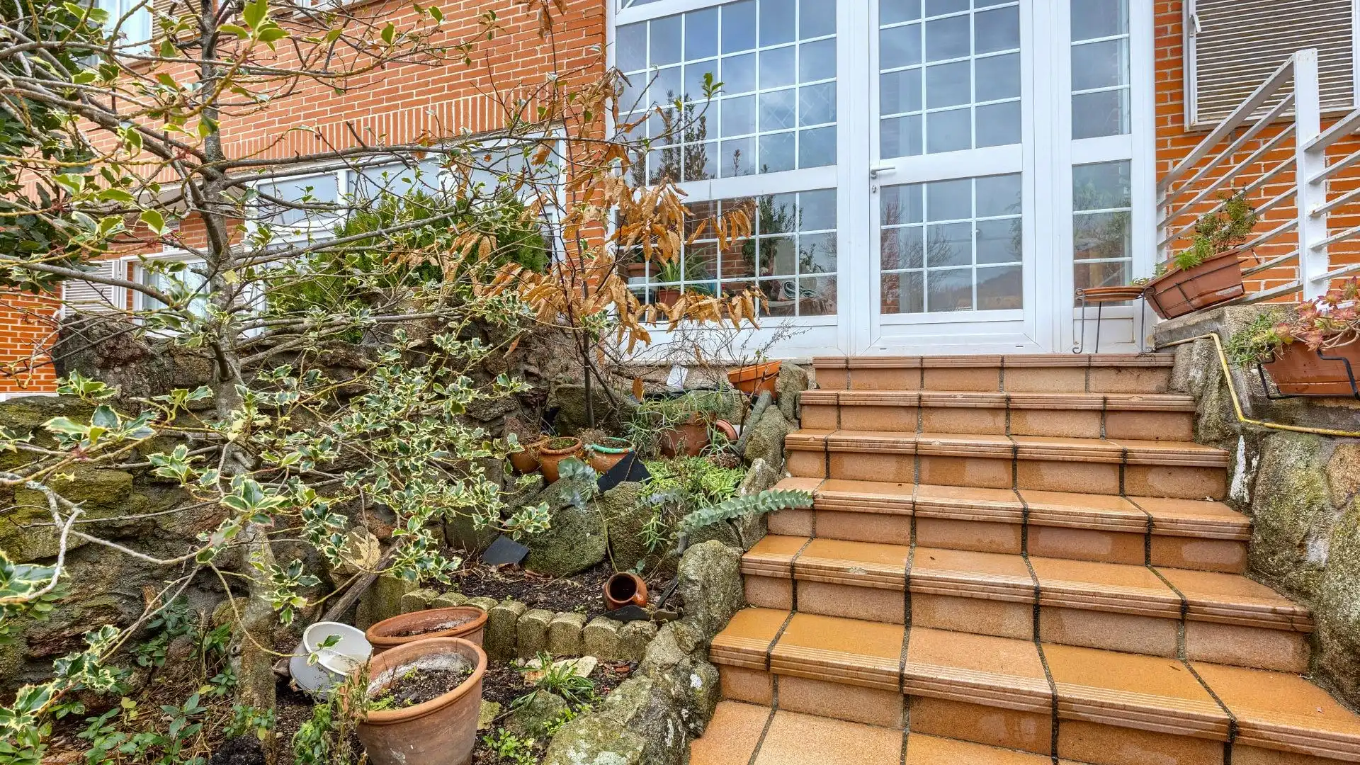 Terraza de Casa adosada en venta en San Lorenzo de El Escorial con Calefacción, Jardín privado y Trastero