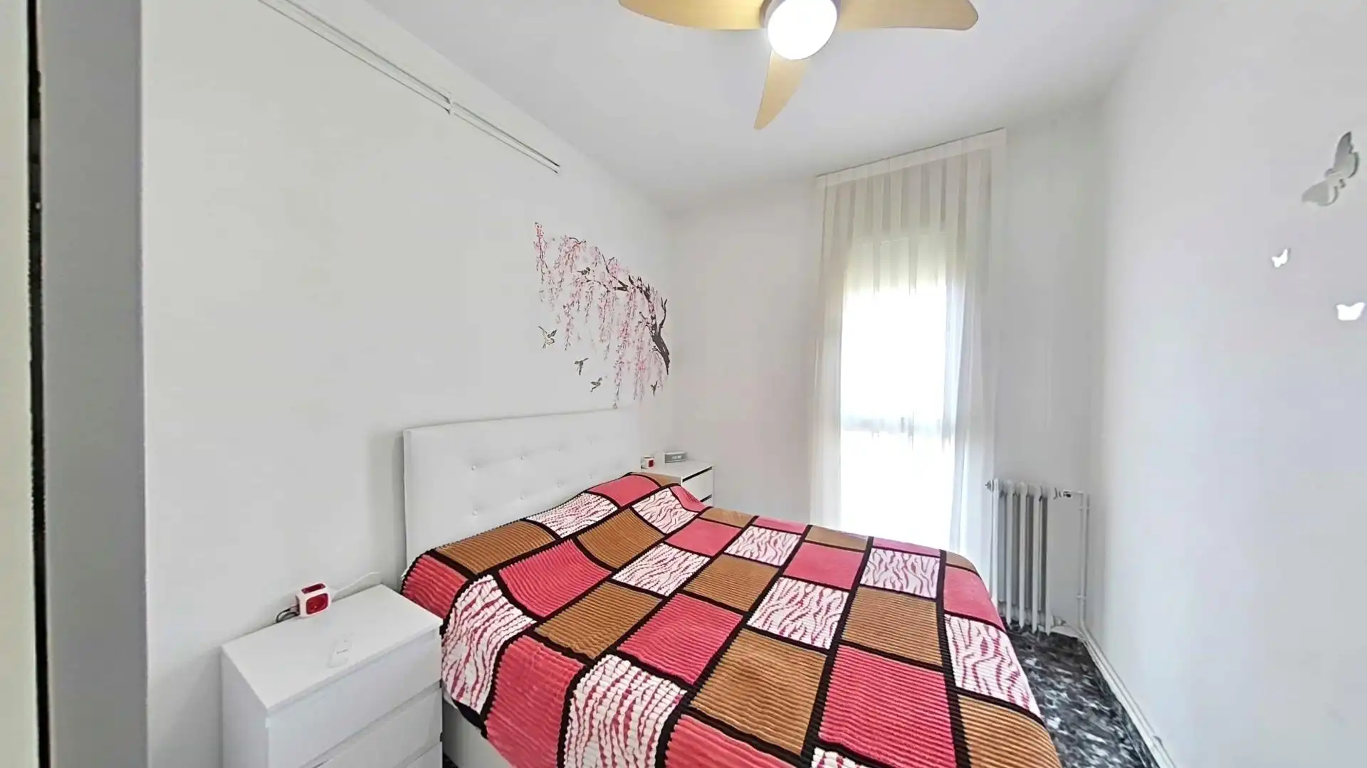 Schlafzimmer von Wohnung zum Verkauf in Sabadell mit Heizung, Parkett und Balkon
