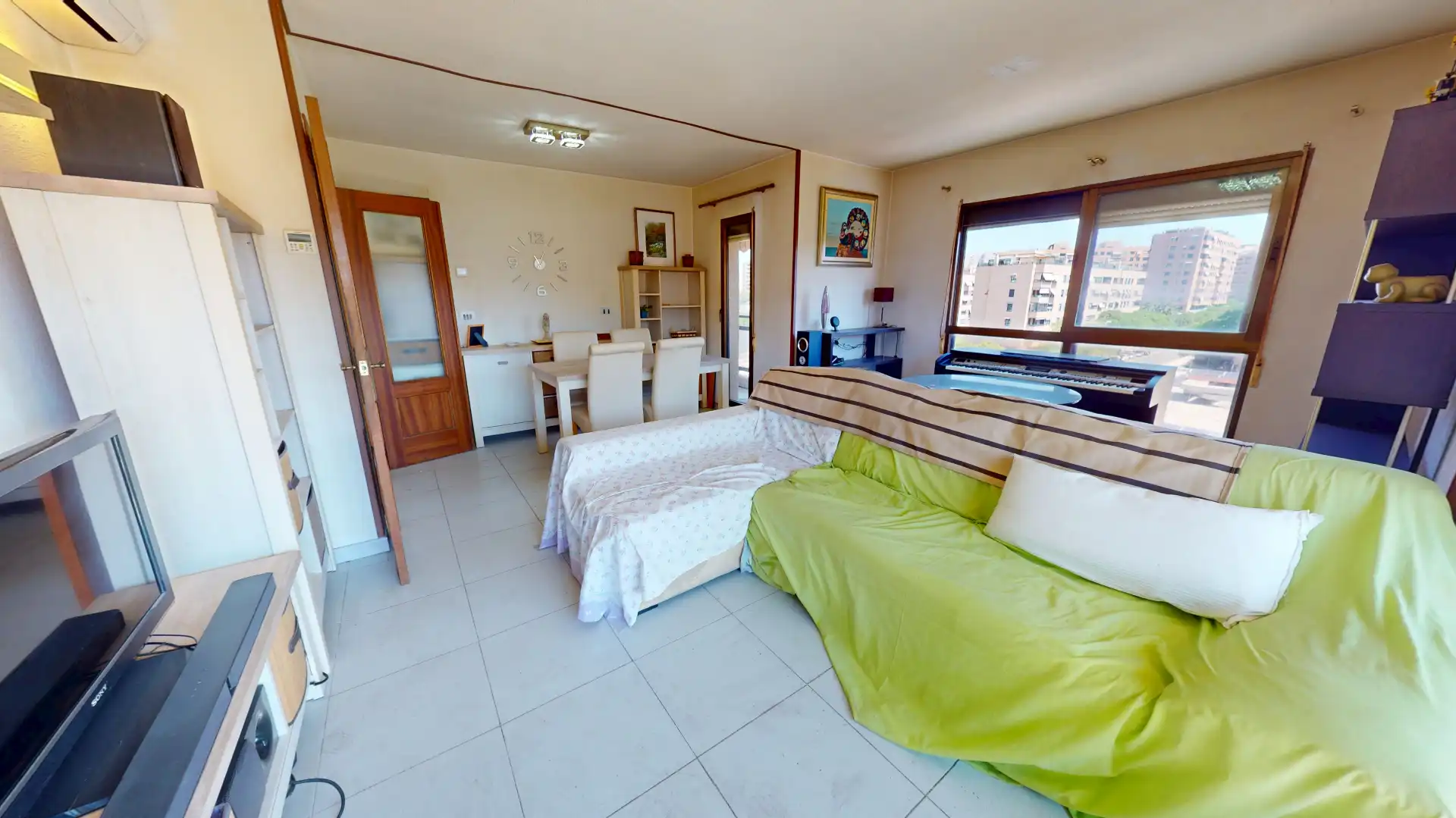 Living room of Flat for sale in Alicante / Alacant  with Air Conditioner, Heating and Terrace