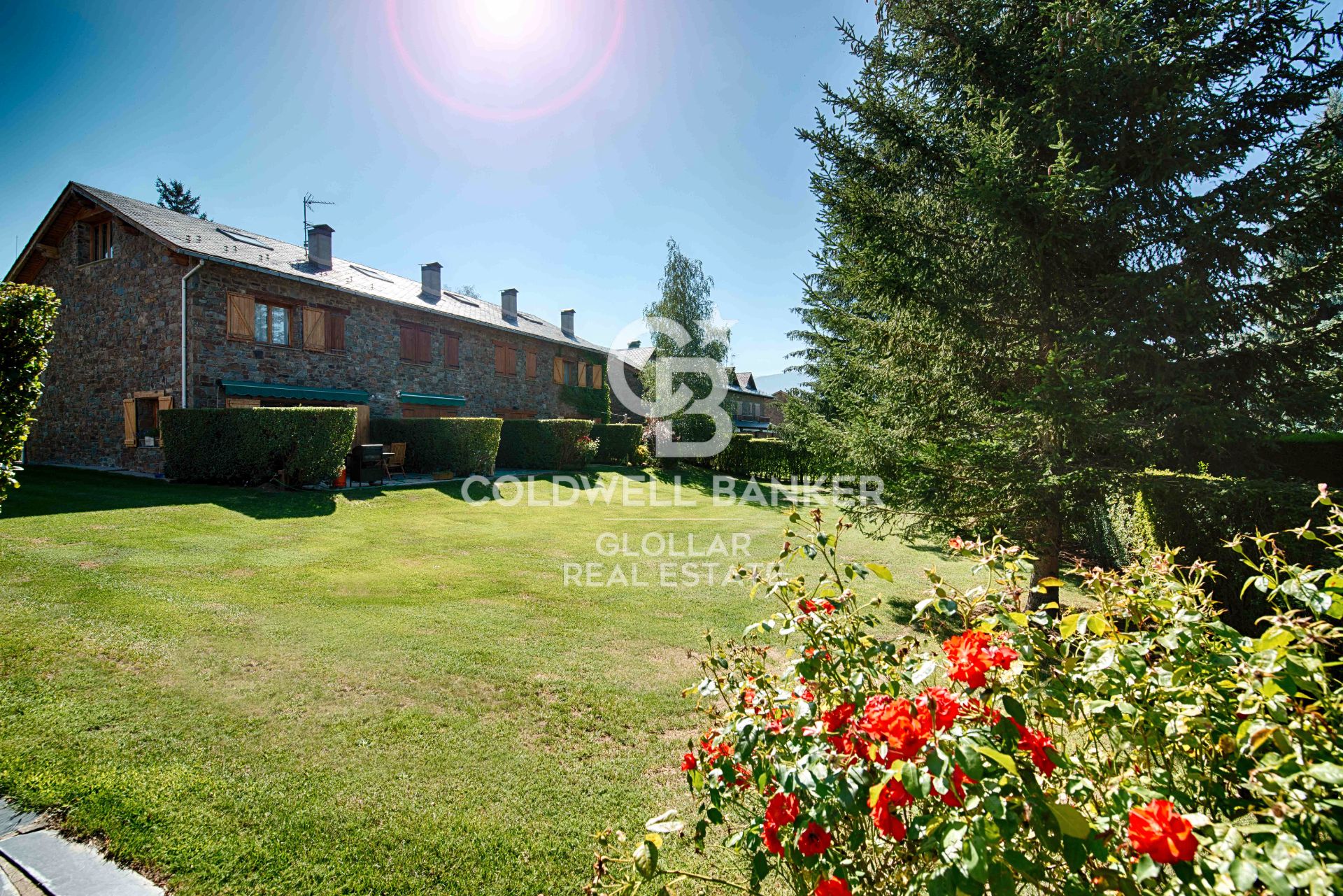 Garden of Single-family semi-detached for sale in Llívia  with Heating, Private garden and Parquet flooring