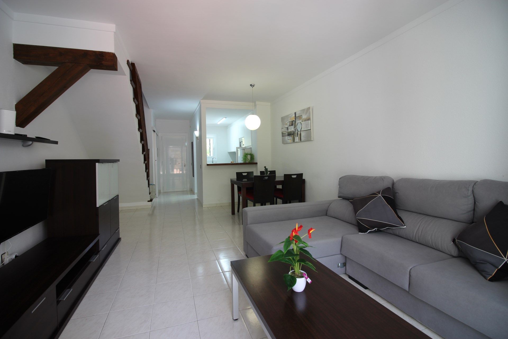 Living room of House or chalet for sale in Roses  with Terrace, Storage room and Swimming Pool