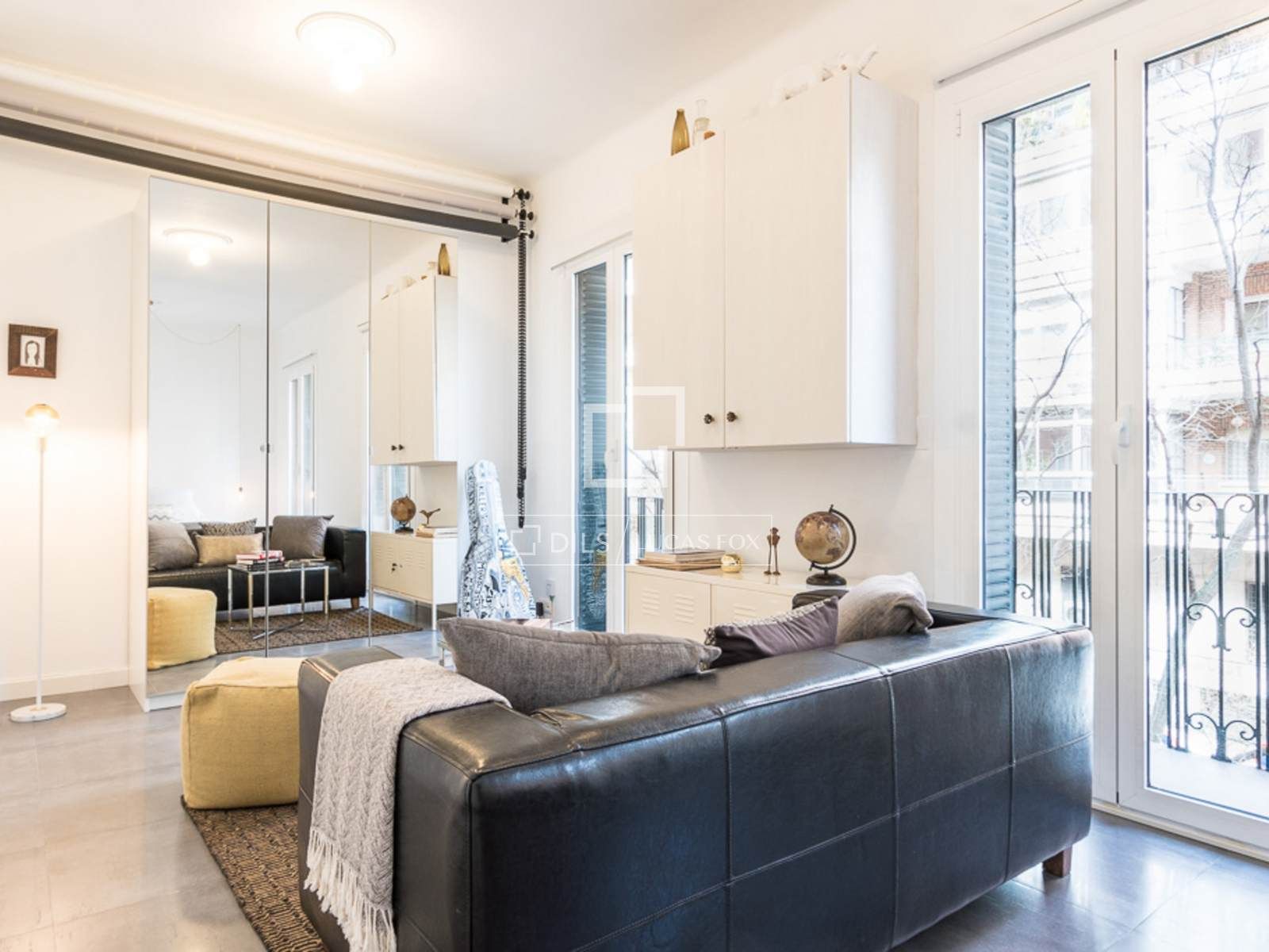 Sala d'estar de Pis de lloguer en Ribera del Fresno amb Aire condicionat