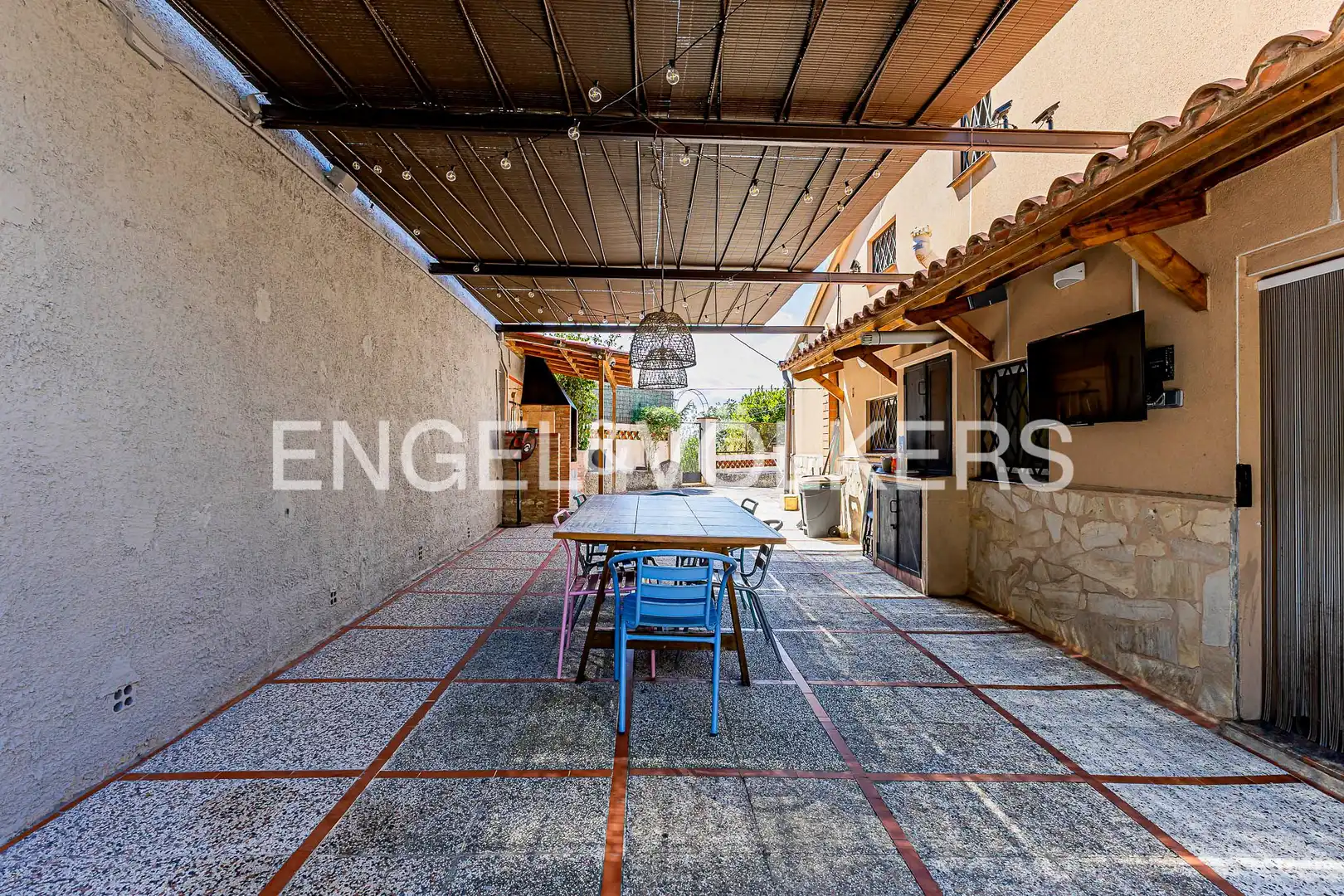 Terrassa de Casa o xalet en venda en Sant Cugat del Vallès amb Aire condicionat, Calefacció i Jardí privat