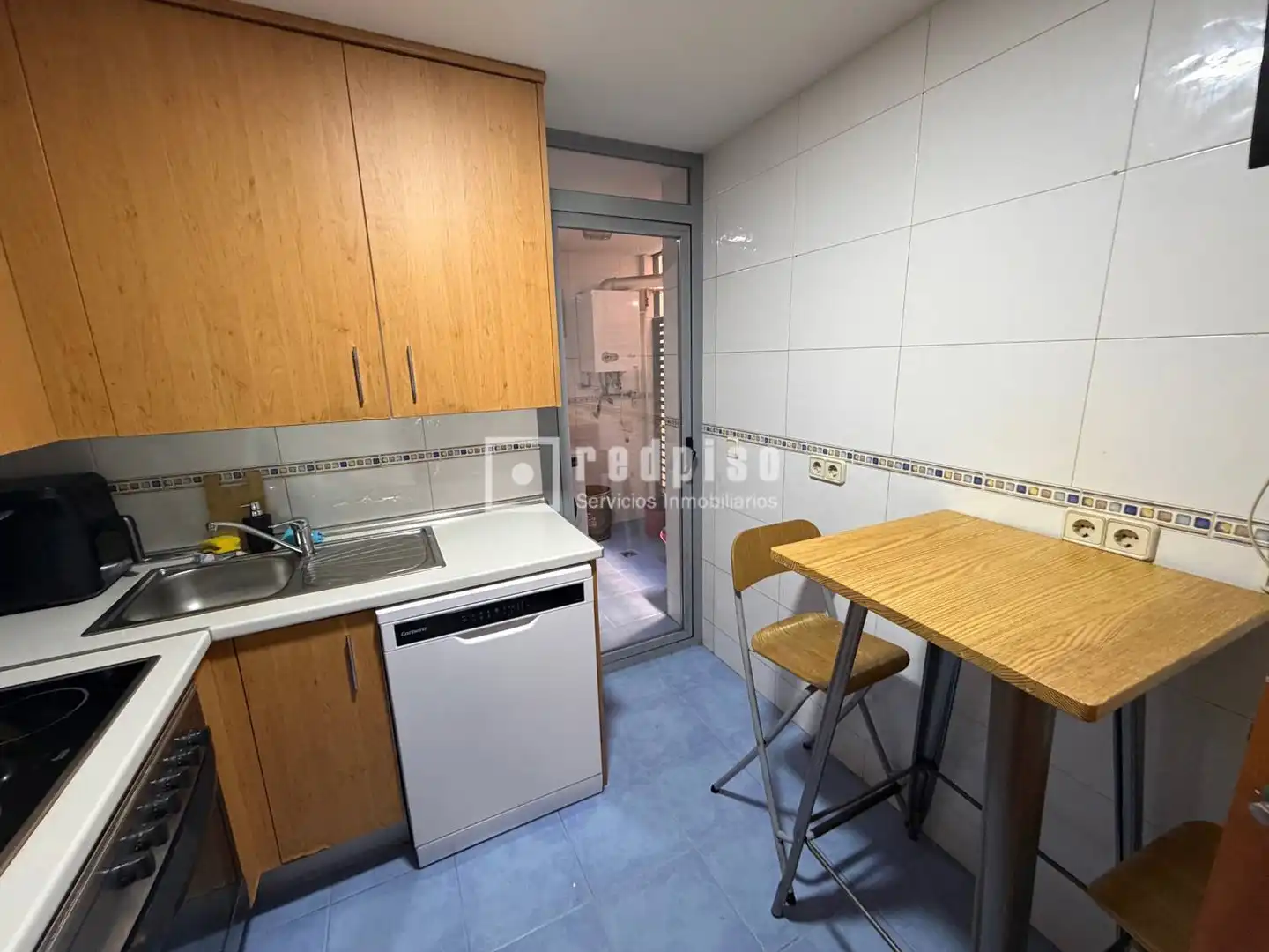 Kitchen of Flat for sale in Madrid  with Air Conditioner, Heating and Private garden