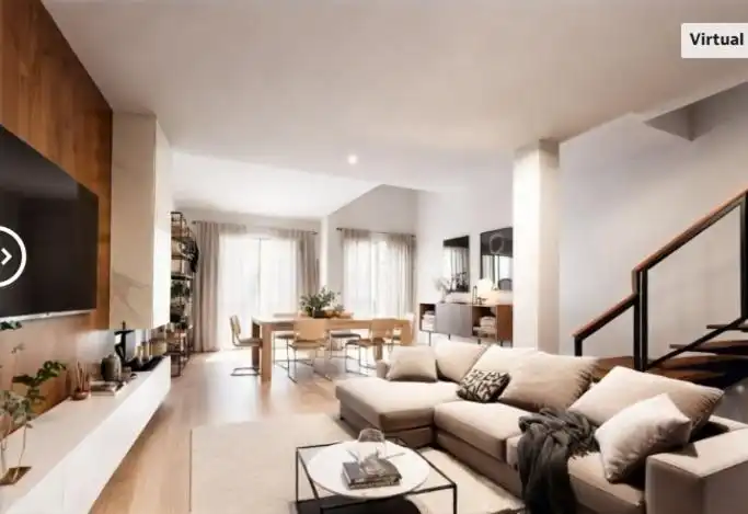 Wohnzimmer von Haus oder Chalet zum Verkauf in Castellar del Vallès mit Klimaanlage, Terrasse und Schwimmbad