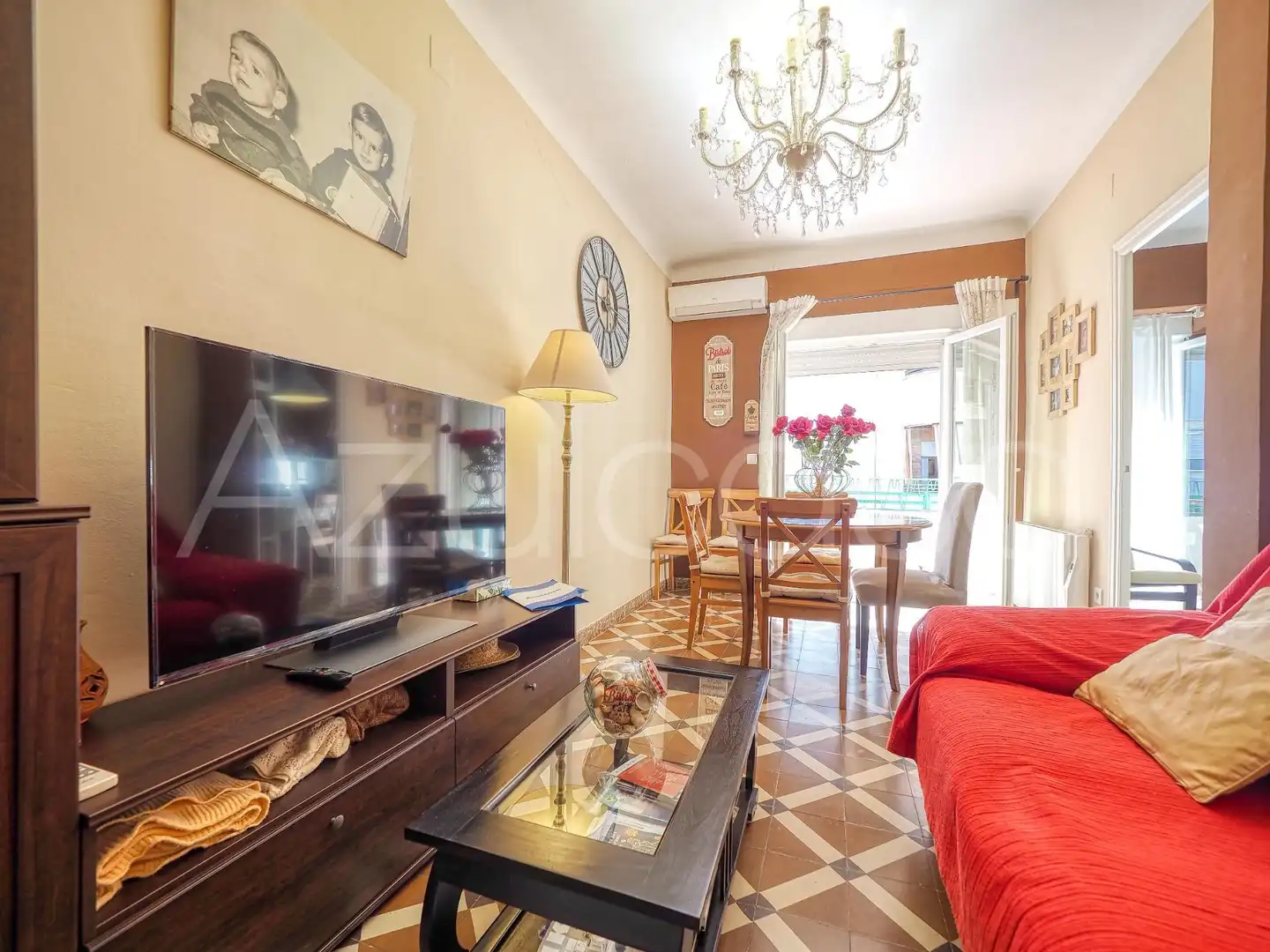 Living room of Flat for sale in Alicante / Alacant  with Air Conditioner, Heating and Terrace