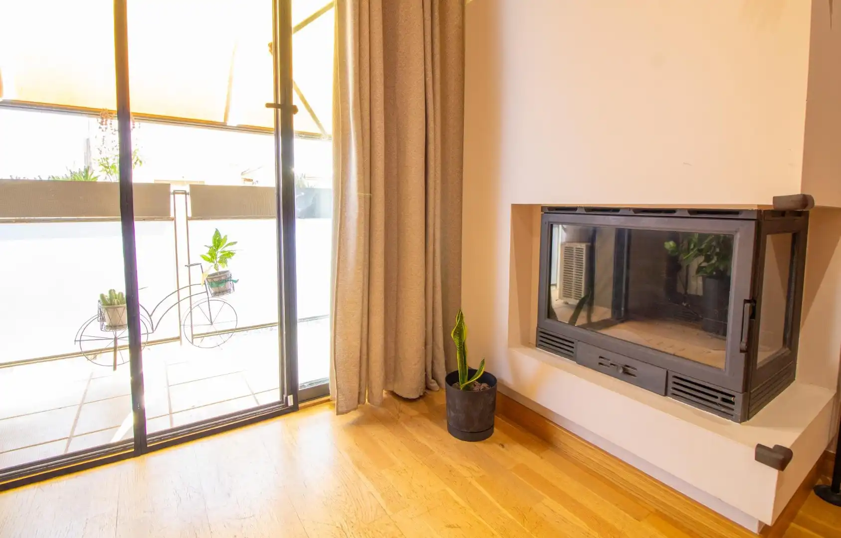 Sala de estar de Ático en venta en Viladecans con Aire acondicionado, Calefacción y Terraza