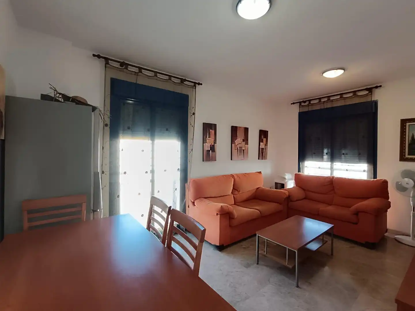 Living room of Flat for rent in Balanegra  with Air Conditioner, Heating and Furnished