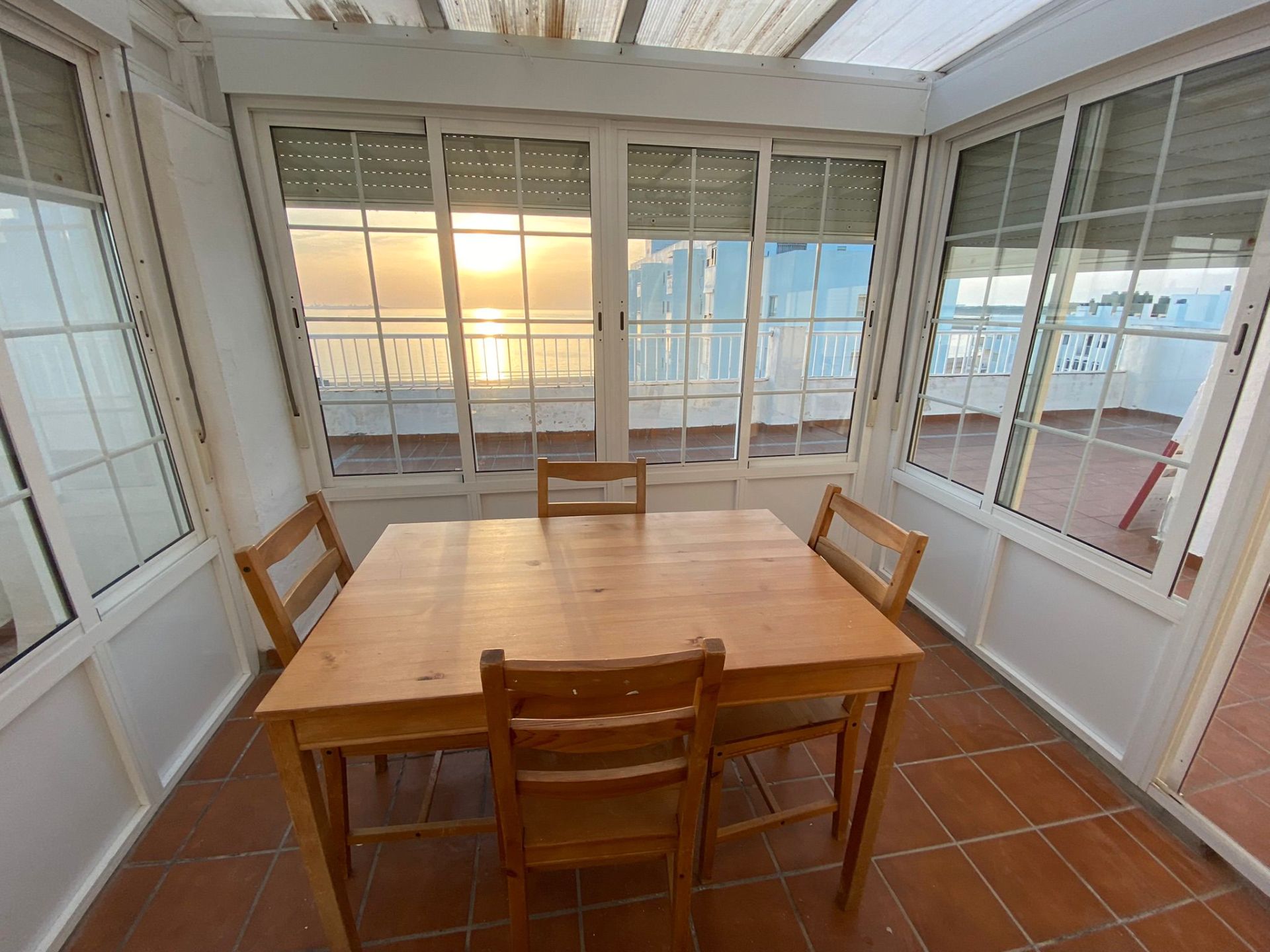 Menjador de Pis de lloguer en El Puerto de Santa María amb Aire condicionat, Calefacció i Terrassa