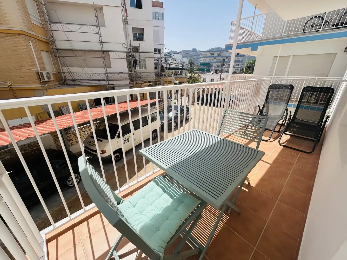 Terrace of Flat for rent in Dénia  with Heating, Terrace and Furnished