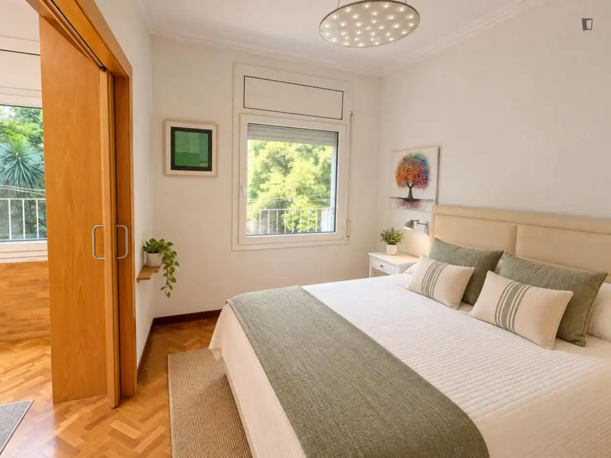 Bedroom of Study for rent in Sarrià - Sant Gervasi