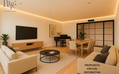 Living room of Flat for sale in  Barcelona Capital  with Air Conditioner, Heating and Parquet flooring