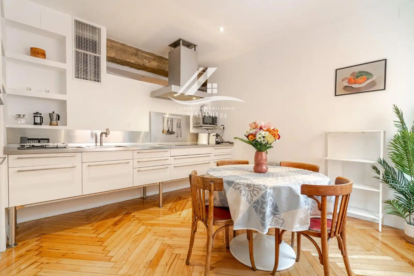 Cocina de Piso de alquiler en Madrid con Aire acondicionado, Calefacción y Amueblado