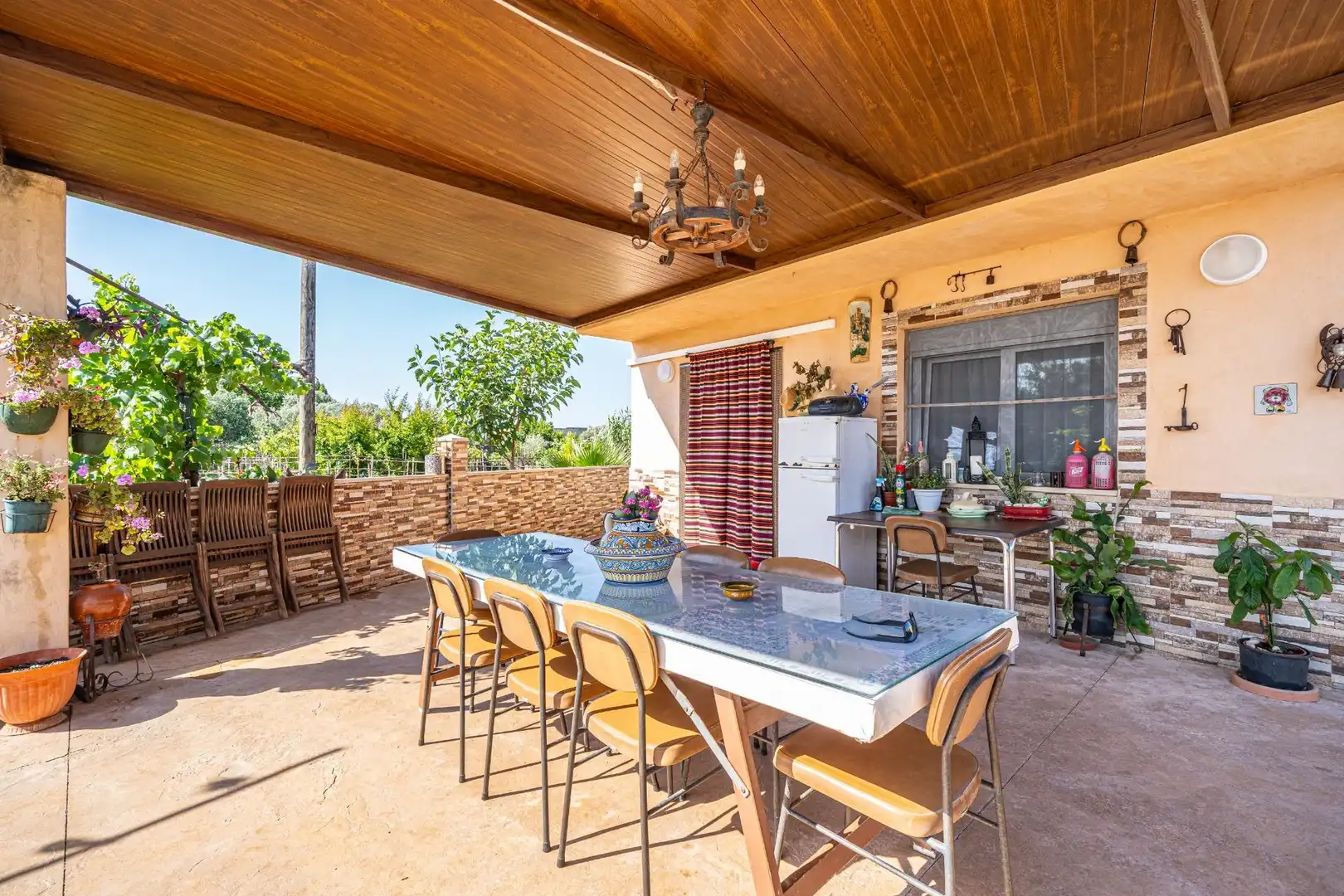Terraza de Finca rústica en venta en  Palma de Mallorca con Aire acondicionado, Calefacción y Jardín privado