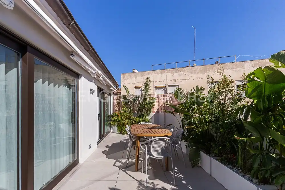 Terraza de Ático de alquiler en Valencia con Aire acondicionado, Calefacción y Terraza