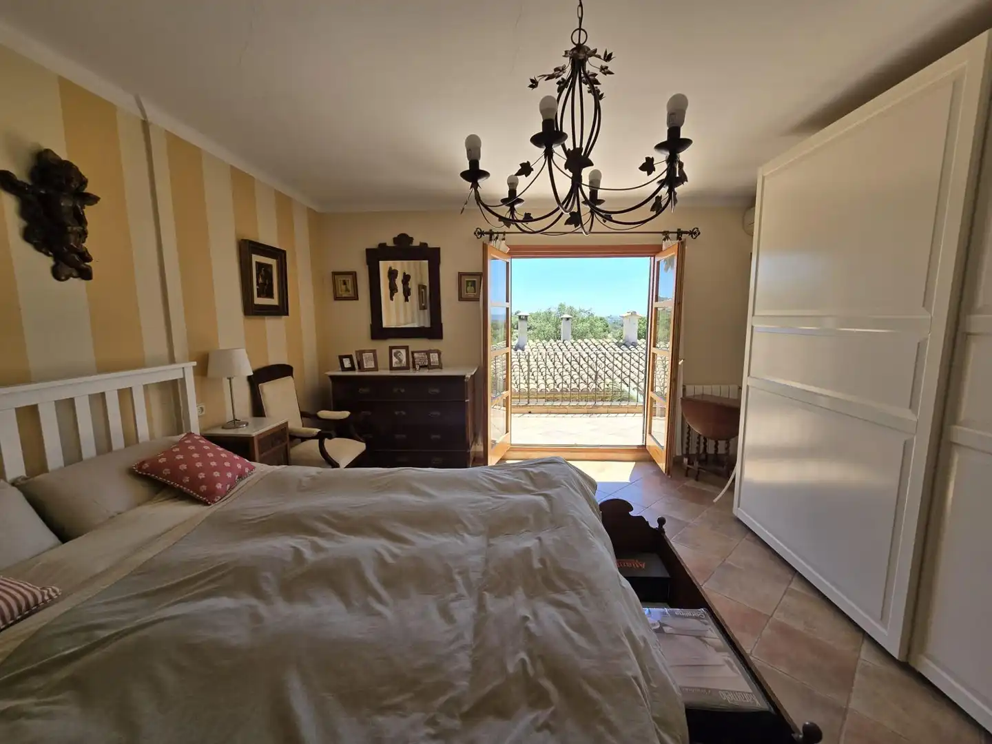 Schlafzimmer von Haus oder Chalet zum Verkauf in Campanet mit Klimaanlage, Heizung und Privatgarten