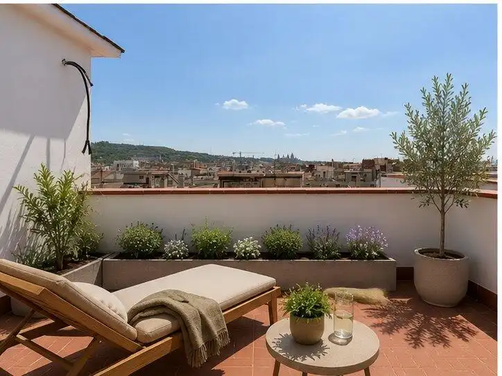 Terraza de Ático en venta en Barcelona con Aire acondicionado, Calefacción y Terraza