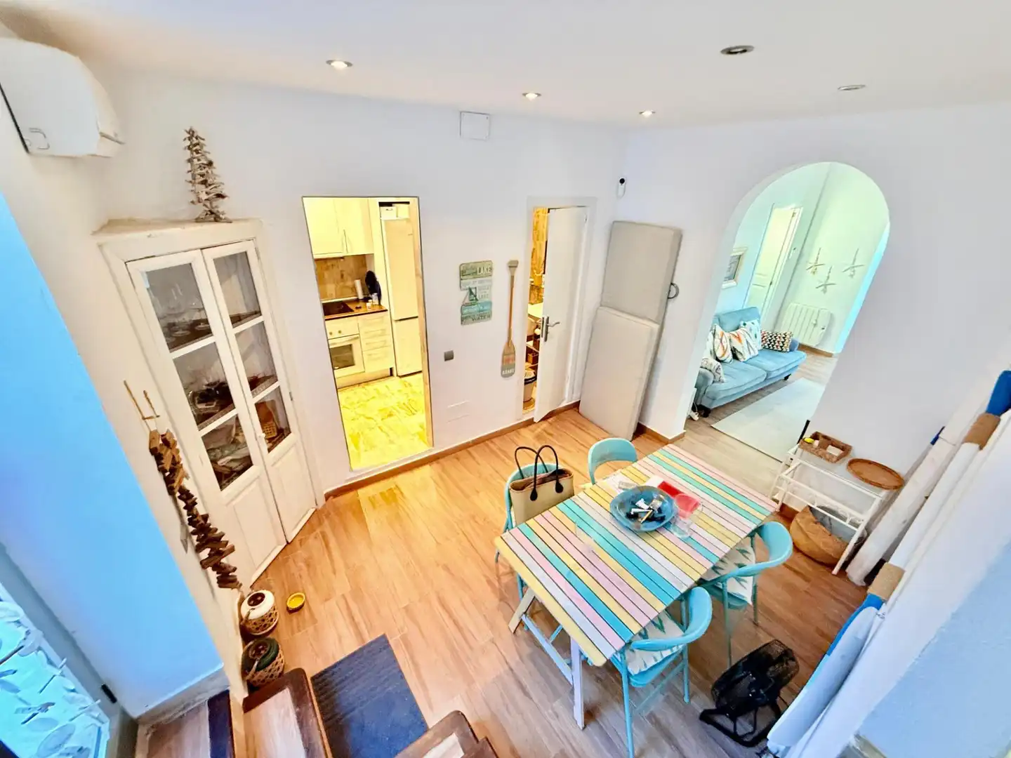 Küche von Einfamilien-Reihenhaus zur Miete in Felanitx mit Klimaanlage, Heizung und Terrasse