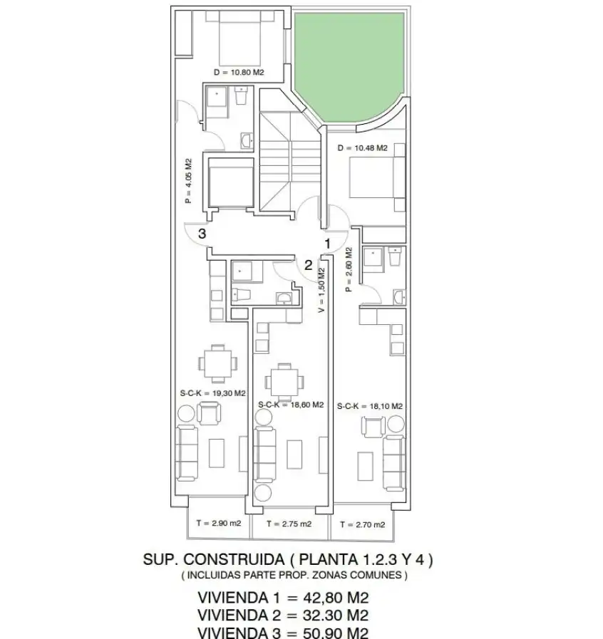 Estudio en venta en Torrevieja con Calefacción, Terraza y Piscina comunitaria