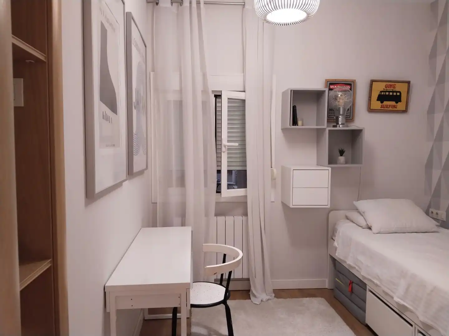 Bedroom of Flat for rent in Donostia - San Sebastián   with Heating and Furnished