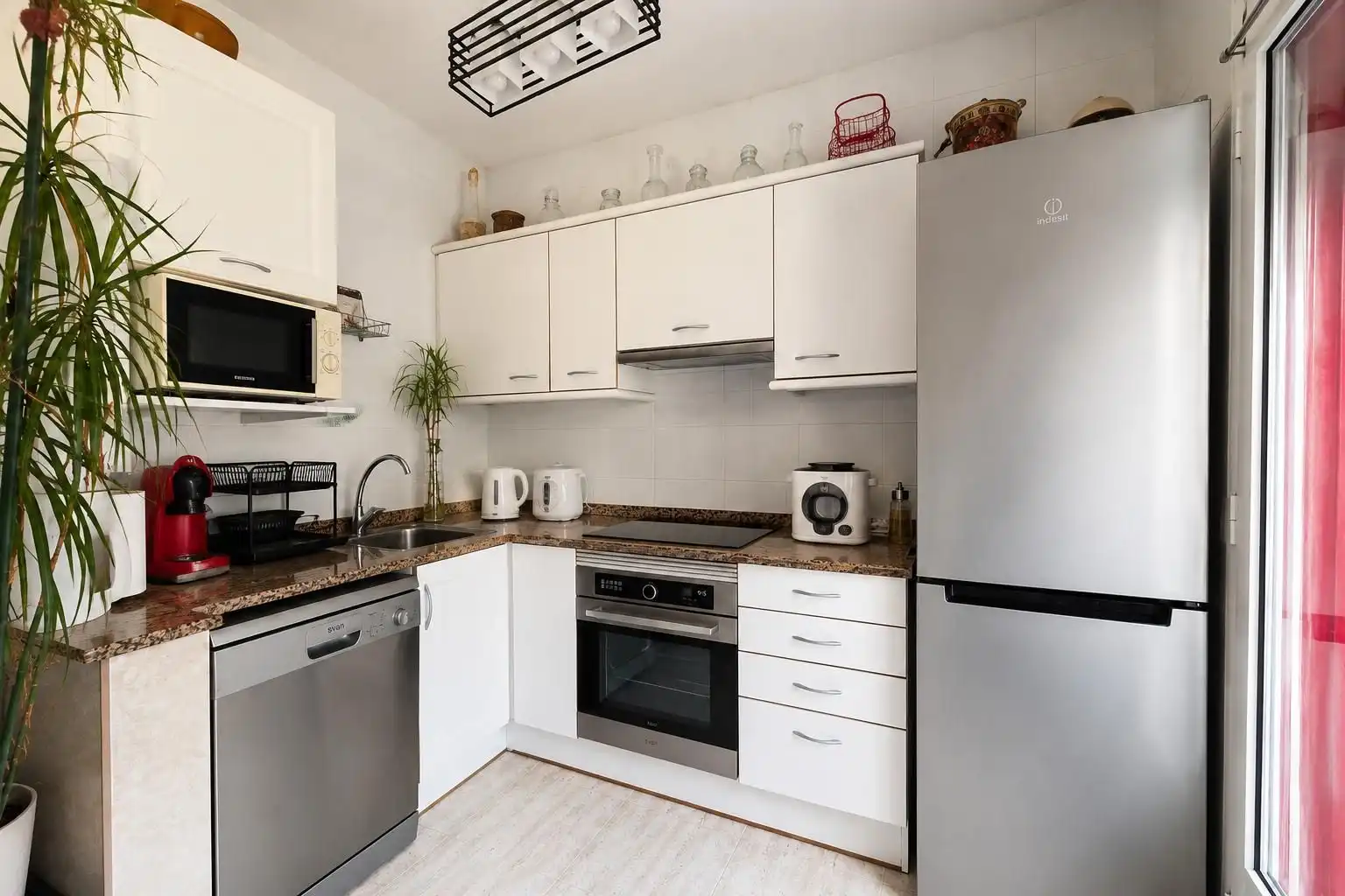 Kitchen of Apartments for sale in Roses  with Air Conditioner, Heating and Terrace
