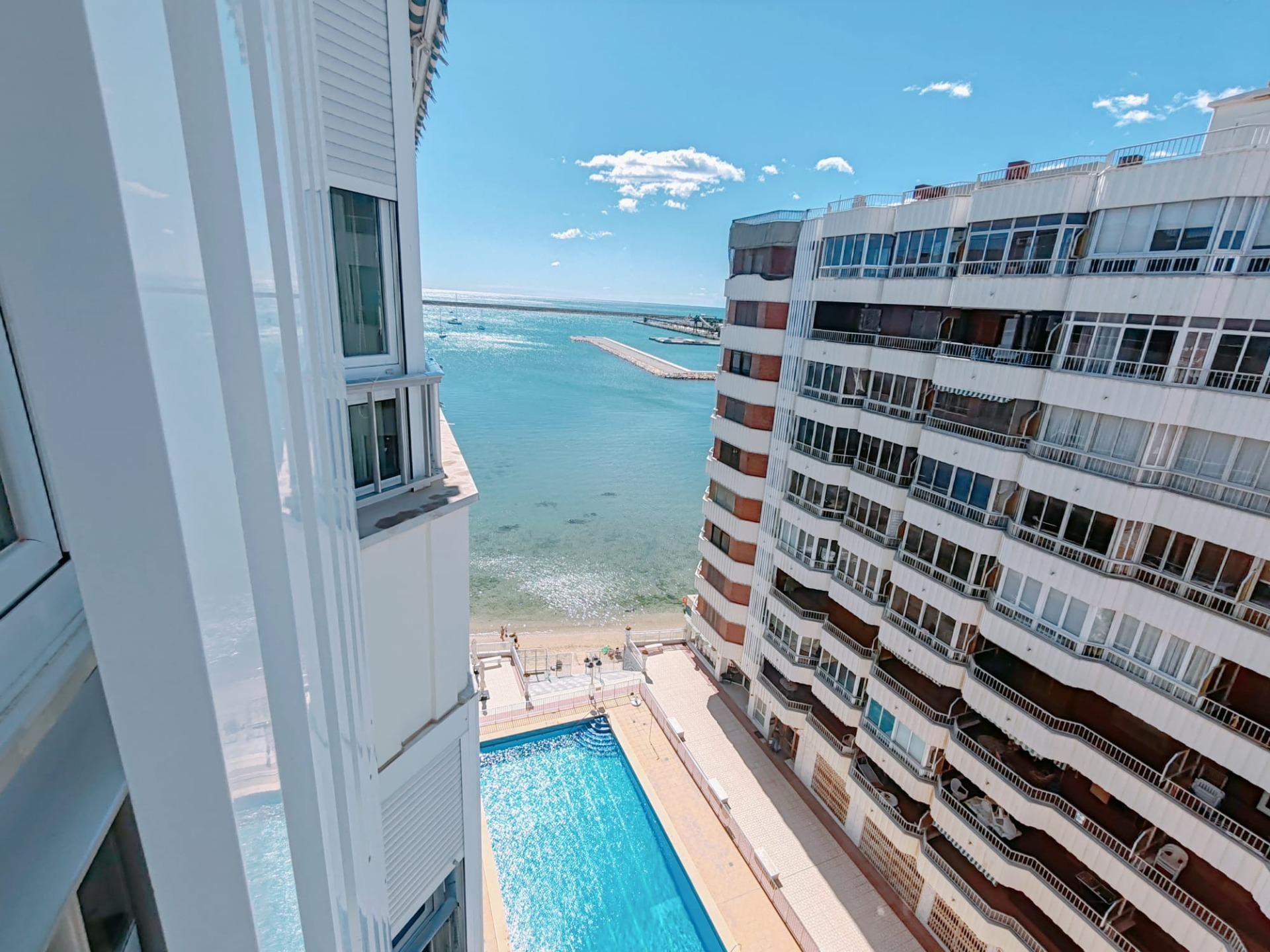 Swimming pool of Flat for sale in Torrevieja  with Heating, Private garden and Terrace