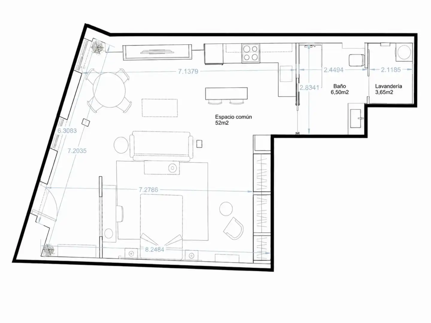 Apartamento en venta en A Coruña Capital  con Calefacción