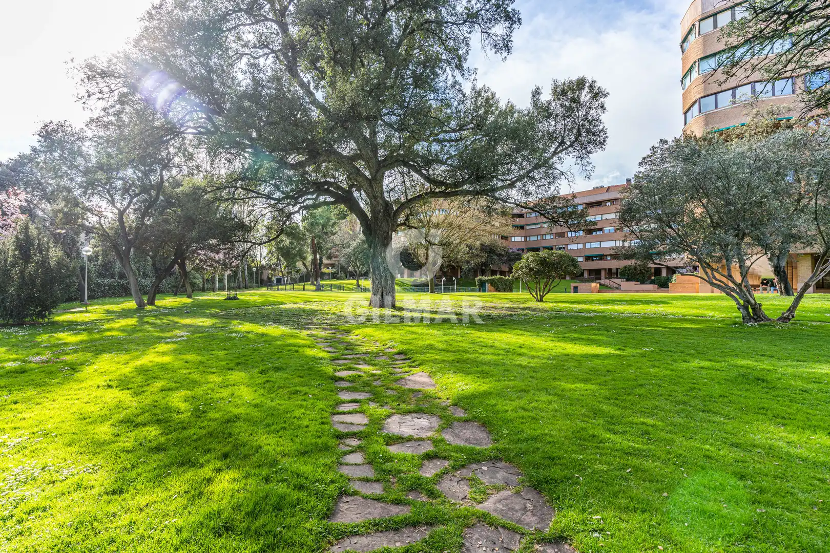 Garden of Flat for sale in Madrid  with Heating, Private garden and Swimming Pool