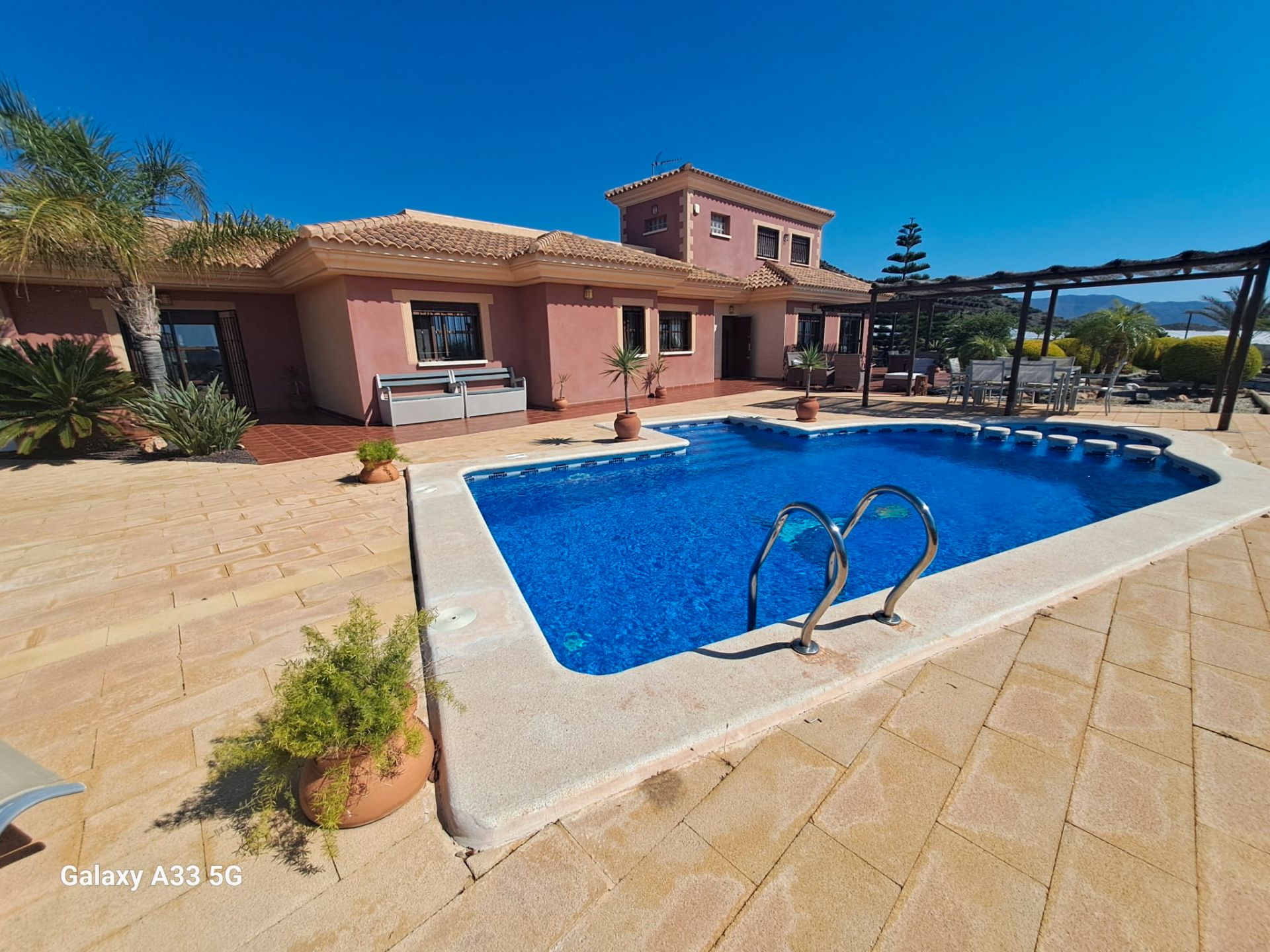 Swimming pool of House or chalet for sale in Lorca  with Air Conditioner, Heating and Private garden