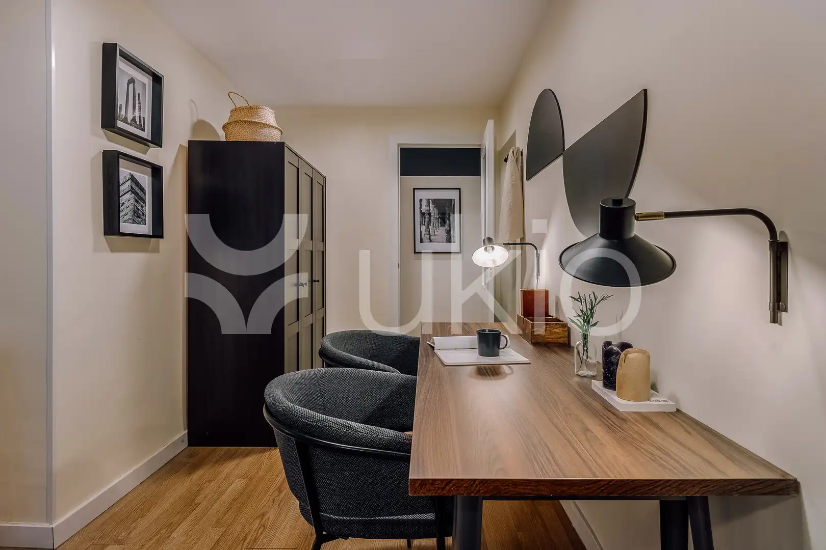 Habitación de Apartamento de alquiler en Madrid con Aire acondicionado, Calefacción y Amueblado