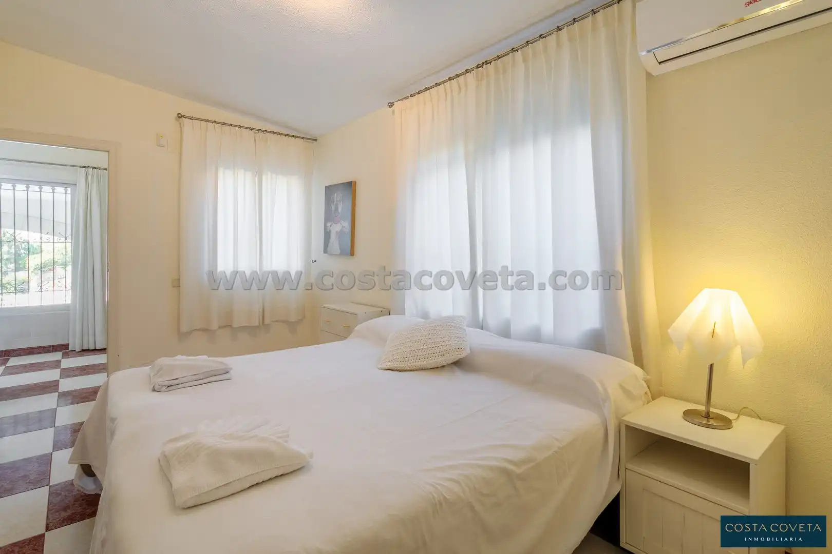 Bedroom of Houses for sale in El Campello  with Air Conditioner, Private garden and Terrace