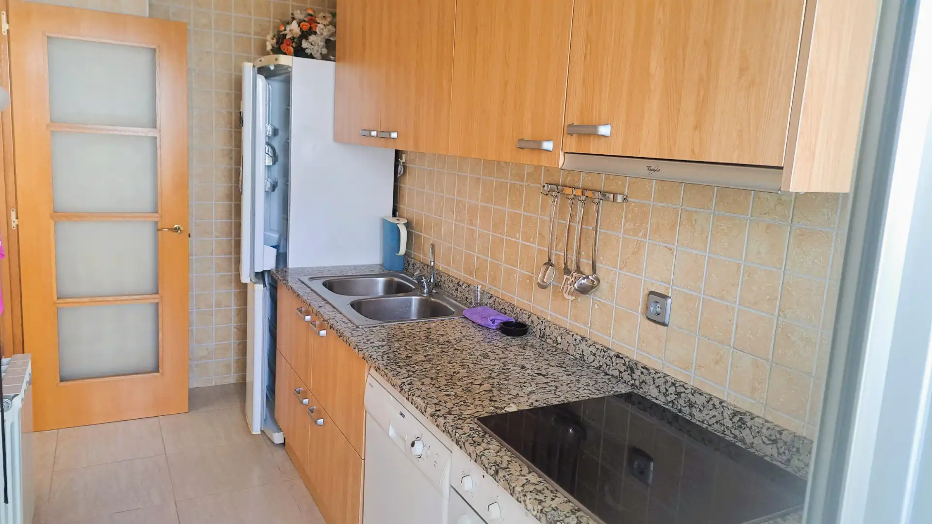 Kitchen of Flat for sale in Blanes  with Heating, Terrace and Furnished