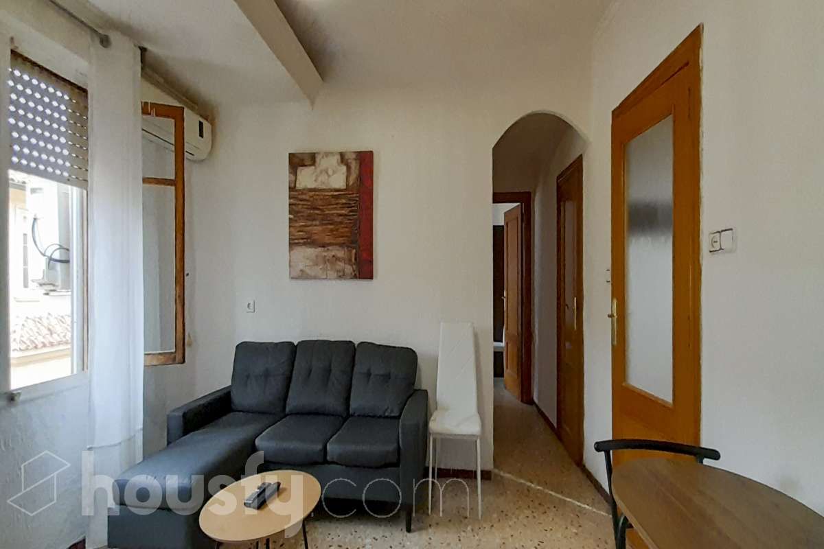 Sala de estar de Piso de alquiler en Utiel con Aire acondicionado, Amueblado y Se aceptan mascotas