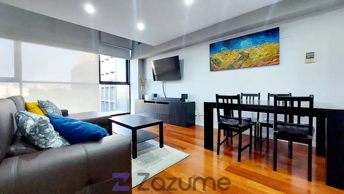 Living room of Lofts for rent in San Sebastián de los Reyes  with Air Conditioner, Heating and Parquet flooring