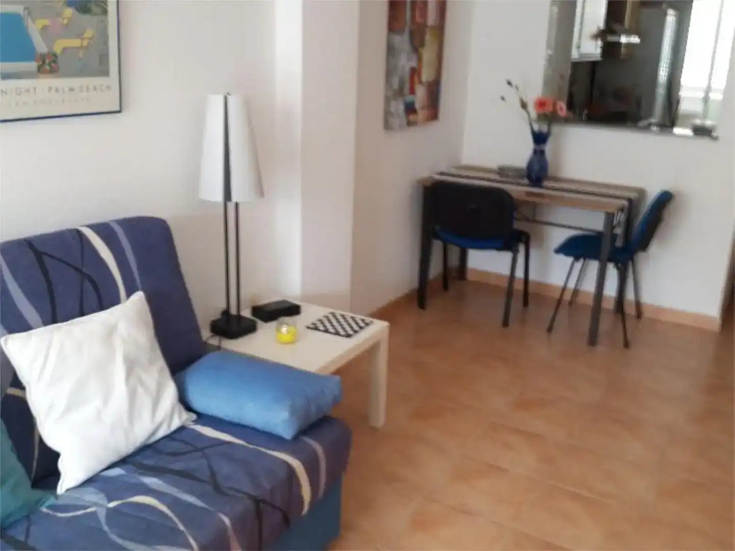 Sala d'estar de Pis de lloguer en Moncofa amb Jardí privat, Traster i Piscina
