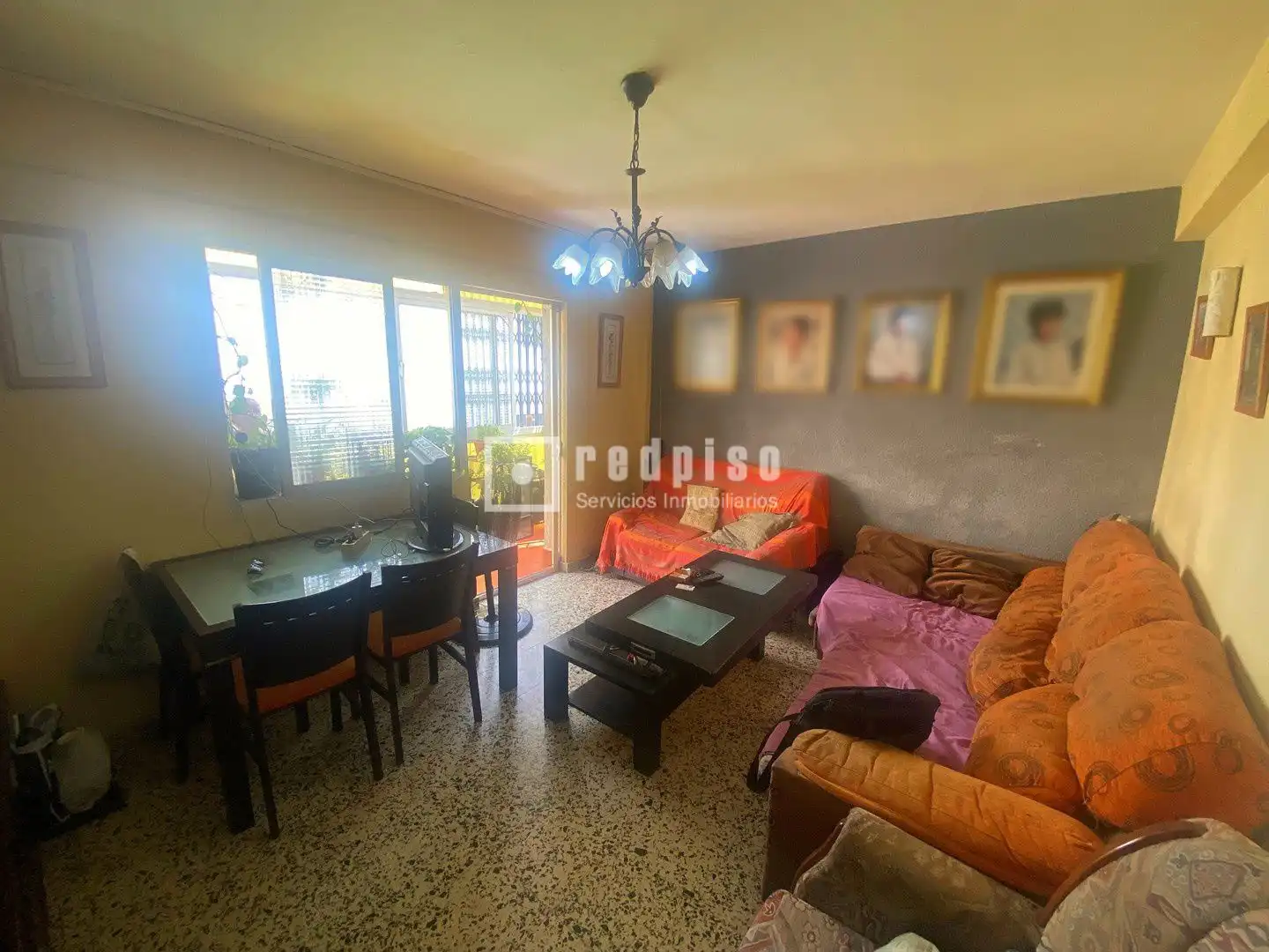 Sala de estar de Piso en venta en Málaga con Calefacción y Terraza