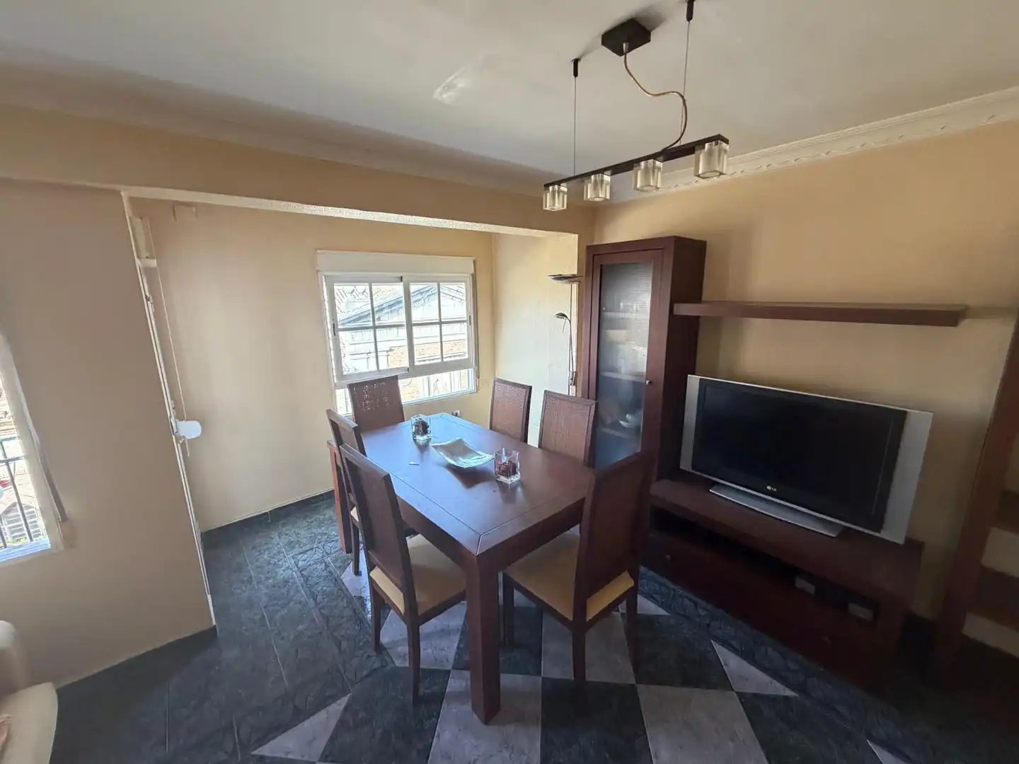Dining room of Flat for sale in Jaén  with Air Conditioner, Furnished and Balcony