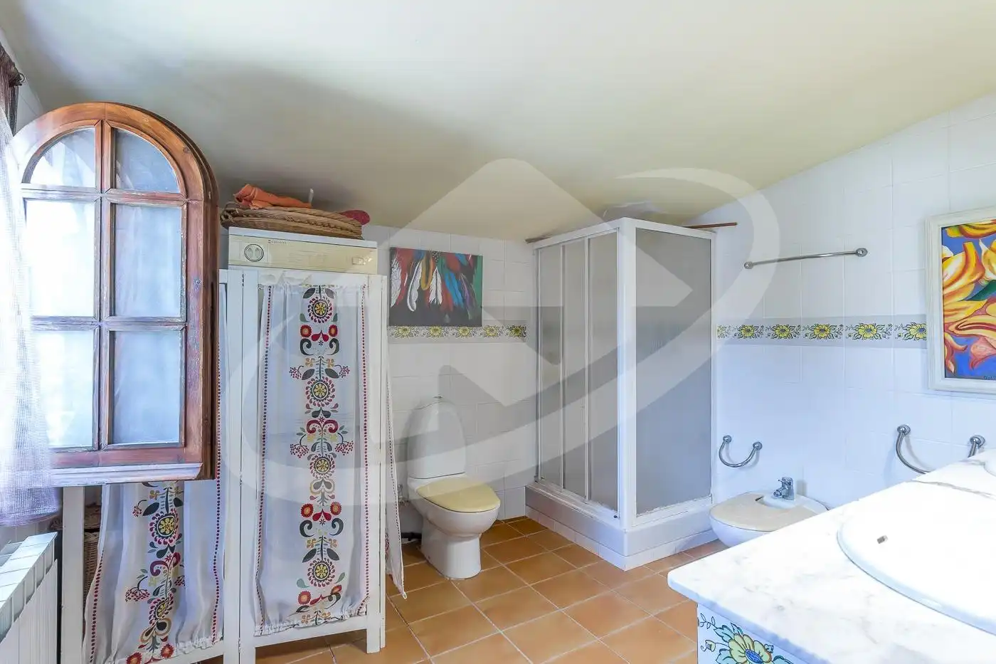 Baño de Casa o chalet en venta en Castellar del Vallès con Calefacción, Jardín privado y Trastero