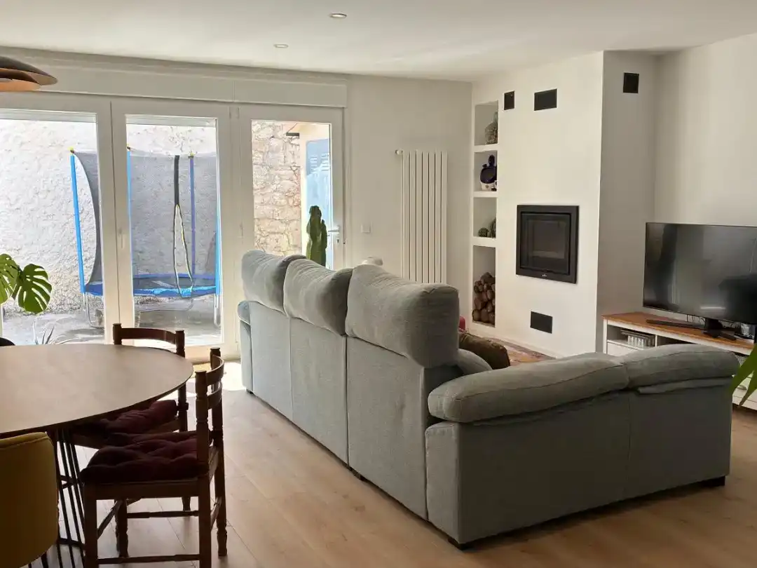 Sala d'estar de Casa adosada en venda en Villanubla