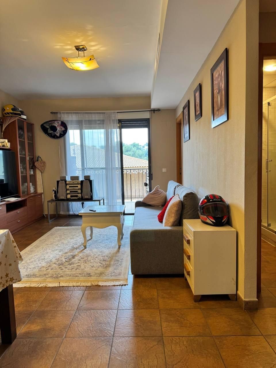 Sala d'estar de Apartament en venda en Chiva amb Aire condicionat, Terrassa i Piscina comunitària