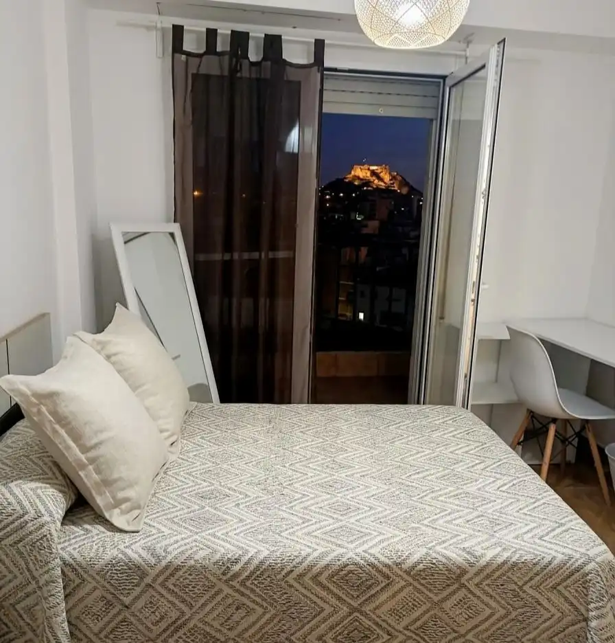 Bedroom of Flat for sale in Alicante / Alacant  with Air Conditioner, Parquet flooring and Furnished