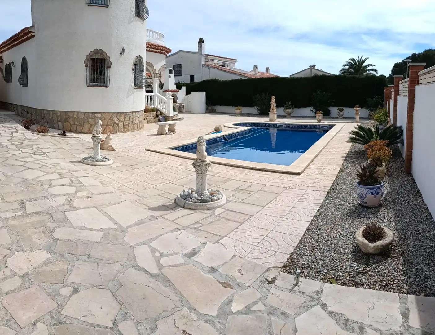 Piscina de Casa o xalet en venda en Mont-roig del Camp amb Aire condicionat, Calefacció i Jardí privat