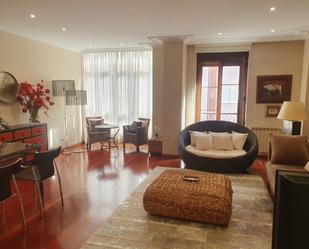 Living room of Flat to rent in Gijón   with Balcony